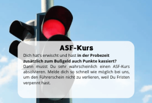 ASF-Seminar, kaarst, MPU, Fahranfänger Punkte, neuss, korschenbroich