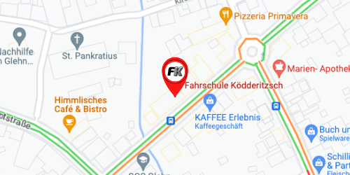 Standort Fahrschule Ködderitzsch in Kleinenbroich