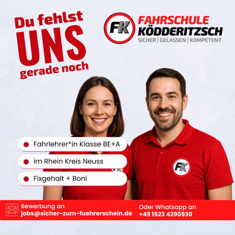 Fahrlehrer gesucht - Wir suchen derzeit verstärkung für unser Team