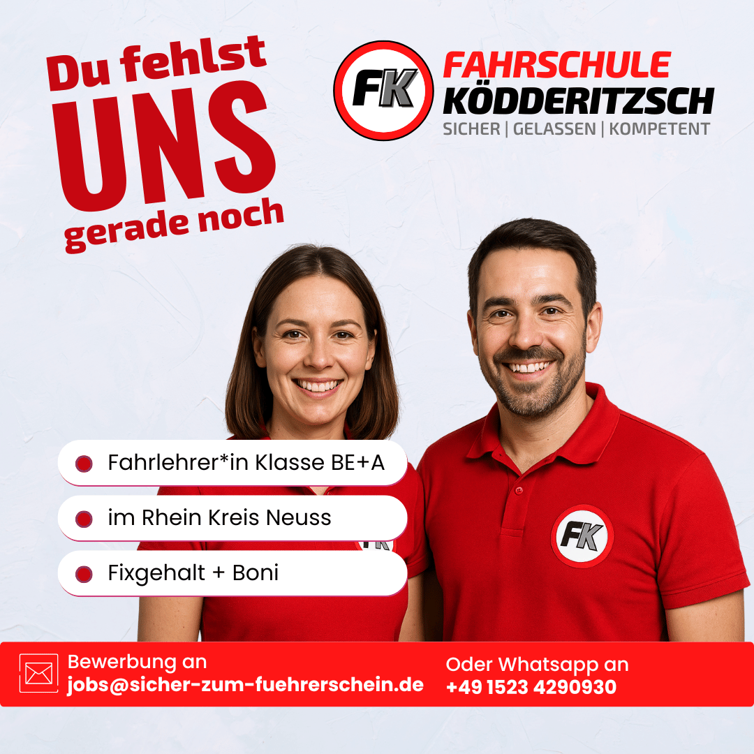 Fahrlehrer gesucht - Wir suchen derzeit verstärkung für unser Team
